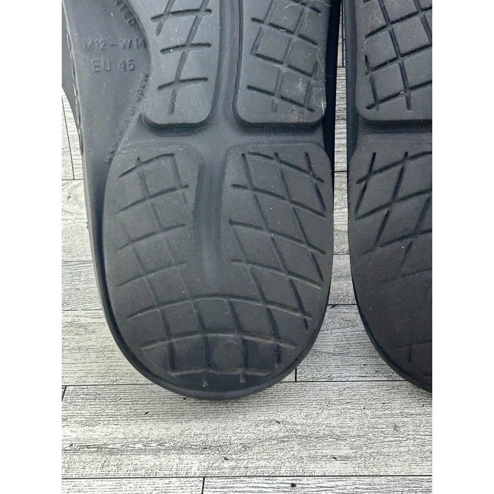 Oofos OOahh Sport Recovery Slides Black Mens 12 Womens 14 EU 45 Sandals Comfort